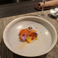 Carrot citrus starter at Vegetus in Kamakura
