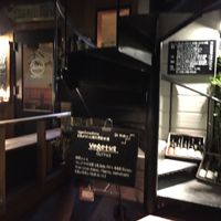 Restaurant is upstairs  at Vegetus in Kamakura