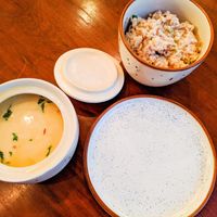 My incredibly delicious Orange Spiced Tofu with Brown Rice at Birdsong Organic Cafe Shop at Birdsong Organic Cafe Shop in Mumbai