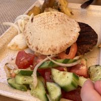 Veeg burger   at O'Vrakas Taverna in Limassol