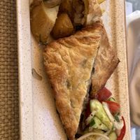 Mushroom pie  at O'Vrakas Taverna in Limassol