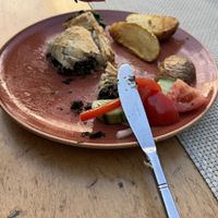 Mushroom pie   at O'Vrakas Taverna in Limassol