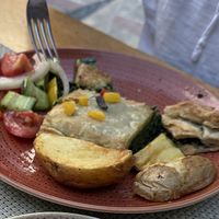 Spinach pie  at O'Vrakas Taverna in Limassol