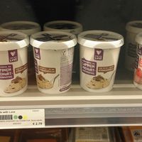 some yoghurts from the shop at Vegansuper and Snack Bar in Groningen