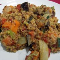 Quinoa stew with veggies. Very tasty. at Nutrisabor in Tomar