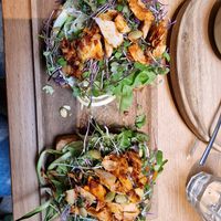 Pestp and zucchini noodles toast at O'YO - Brabantdam in Ghent