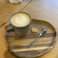 Oat cappuccino  at O'YO - Brabantdam in Ghent