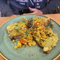 Avocado scrambled egg sandwich   at O'YO - Brabantdam in Ghent