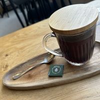 Sweet & salty brunch (29,50€) (Coco Loco, Avo & scrambled "Eggs" toast 1 slice, brownie, Maybe Baby Tea)  at O'YO - Brabantdam in Ghent