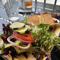 Mushroom Panini Dash comes with side   at Cafe Sol in Grand Junction