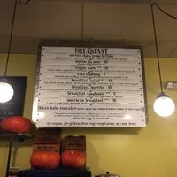 Breakfast menu at Cafe Sol in Grand Junction