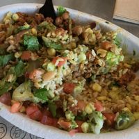 Vegan sofrita bowl with guac at Chipotle in Ocala