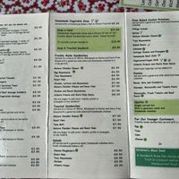 Menu   at Goathland Tea Room & Gifts in Whitby