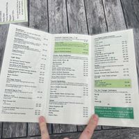 Menu (front) at Goathland Tea Room & Gifts in Whitby