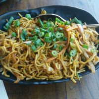 mixed veggie with noodles at Chatkazz in Harris Park