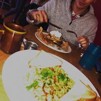 Tofu scramble. Insanely amazing. My bf loved it and hates tofu at Early Girl Eatery in Asheville