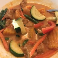 Vegan pumpkin curry at Calistoga Thai Kitchen in Calistoga