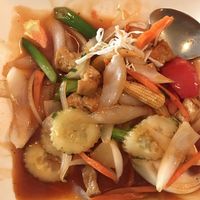 Sweet & sour veggies at Calistoga Thai Kitchen in Calistoga