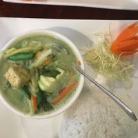 Green curry at Calistoga Thai Kitchen in Calistoga