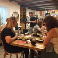 Tables  at Bistro Go in Brno