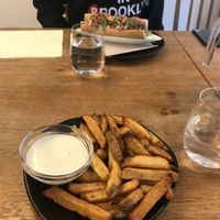 belgian fries  at Chutnej in Vinohrady