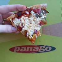 vegan pizza with daiya cheese  at Panago Pizza in Regina