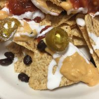 Nachos!! ?  at The Black Crow Cafe in Elkhart