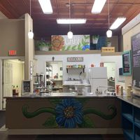 Cafe front at The Black Crow Cafe in Elkhart