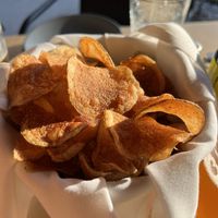 House made chips  at Roots in Rutland