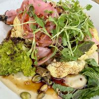 Roasted cauliflower- so good!  Loved the flavors.  at George's at the Cove in La Jolla