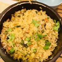 Lotus seed rice (like vegetable fried rice)  at Yen Nha Hang Chay & Yoga in Nha Trang