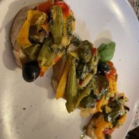 Bruschetta con caponata at The Italian in Stockport