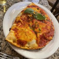 Vegan calzone at The Italian in Stockport