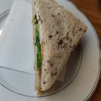 Small vegatable sandwiches at Bottega Vegana in Modena