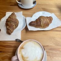 Cappucinos with Soy and Oat Milk, Croissants with and without Filling  at Bottega Vegana in Modena