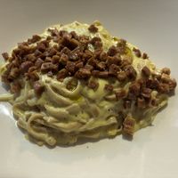 Carbonara  at Bottega Vegana in Modena