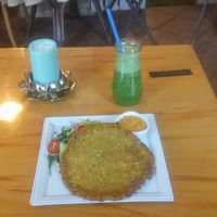 Chickpea omelet at Kuusk Hernesto in Tallinn