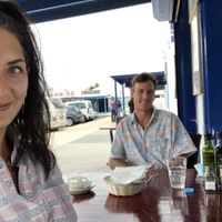 Lovely location and cats looked after  at Cafe Bonjour in Lanzarote