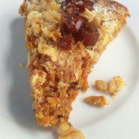 Carrot cake at Cafe Bonjour in Lanzarote