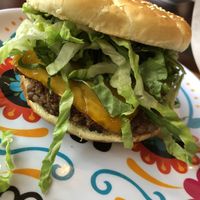 Impossible burger  at Pancho's Vegan Cantina in Las Vegas