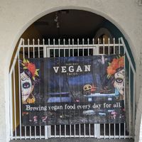 Side of entrance at Pancho's Vegan Cantina in Las Vegas
