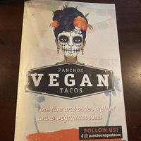 Menu  at Pancho's Vegan Cantina in Las Vegas