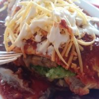 Wet burrito at Pancho's Vegan Cantina in Las Vegas