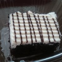 Chocolate cake at Pancho's Vegan Cantina in Las Vegas