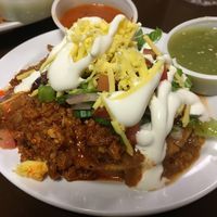 Sope Saturday special - $2.75
al pastor style at Pancho's Vegan Cantina in Las Vegas