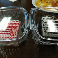 Cakes at Pancho's Vegan Cantina in Las Vegas