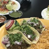 Carnitas street tacos  at Pancho's Vegan Cantina in Las Vegas