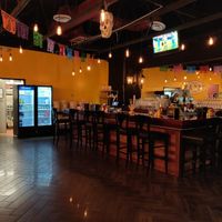 The bar at Pancho's Vegan Cantina in Las Vegas