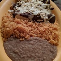 Mole enchiladas at Pancho's Vegan Cantina in Las Vegas