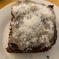 Chocolate cake at Natural Spice in Panama City